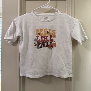 Evsie Kids 'Feels Like Fall' Tee - White